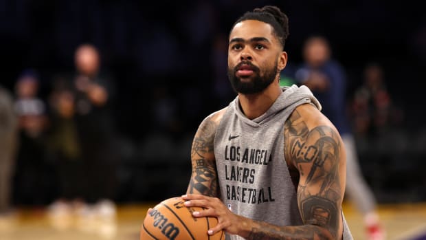 Los Angeles Lakers guard D’Angelo Russell.